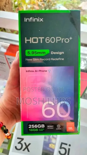 New Infinix Hot 60 Pro+ 128 GB Black