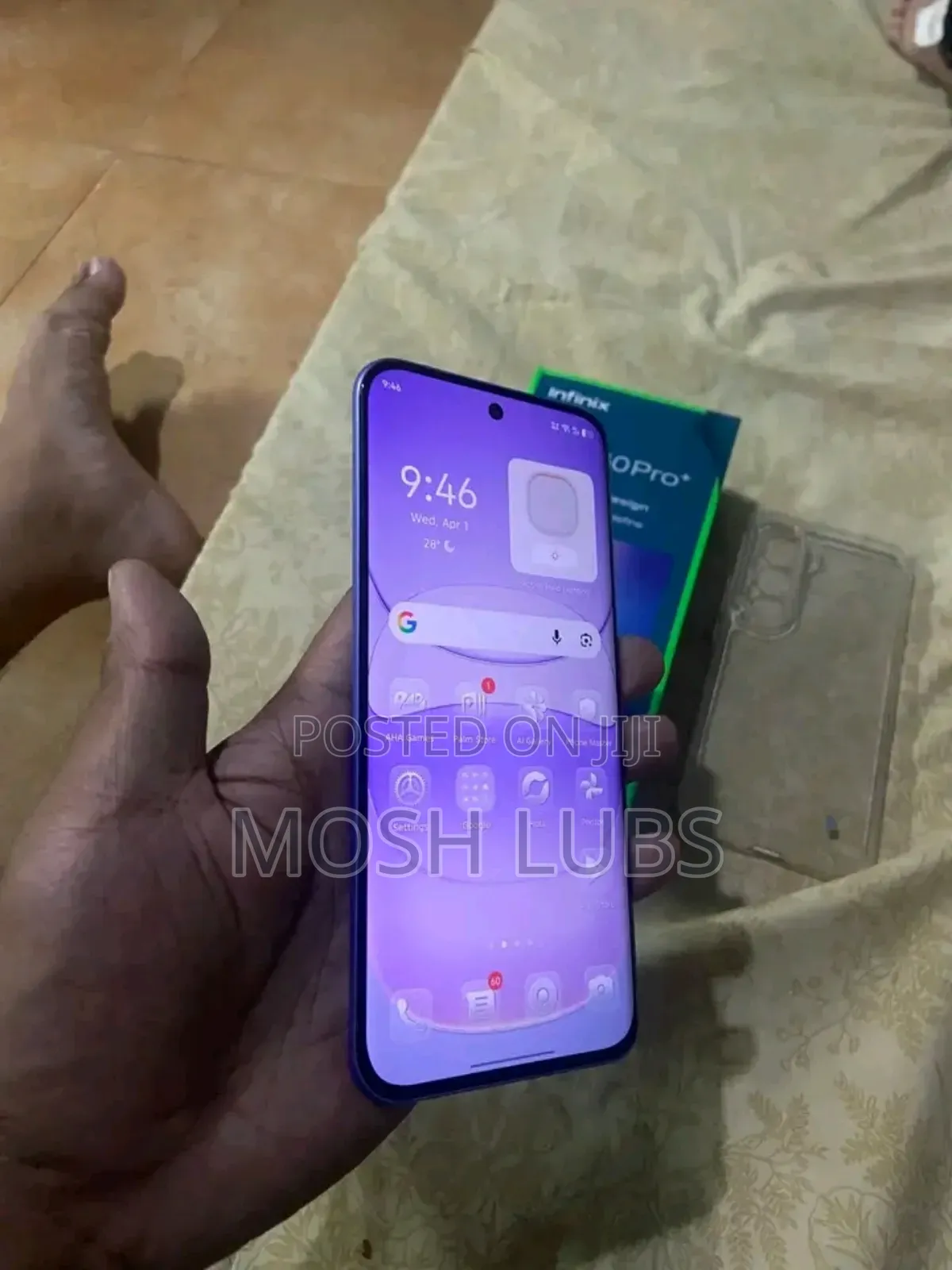 New Infinix Hot 60 Pro+ 128 GB Purple