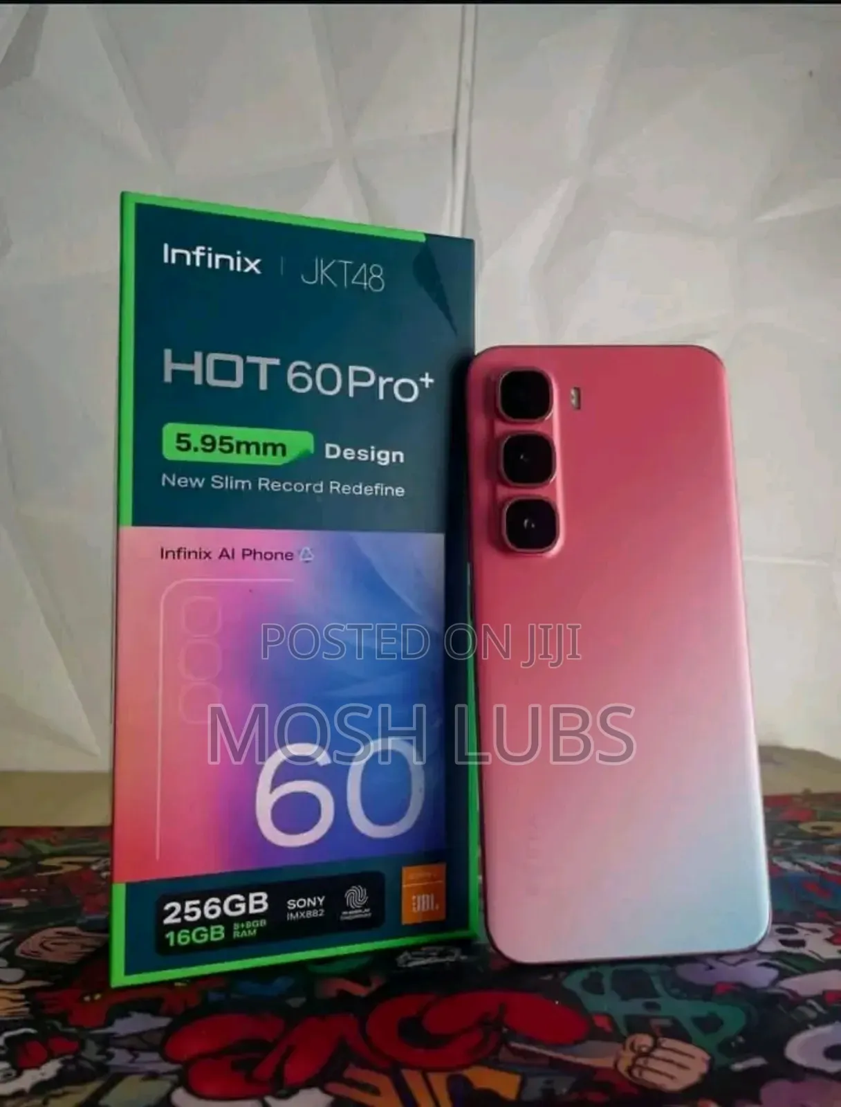 New Infinix Hot 60 Pro+ 128 GB Gray