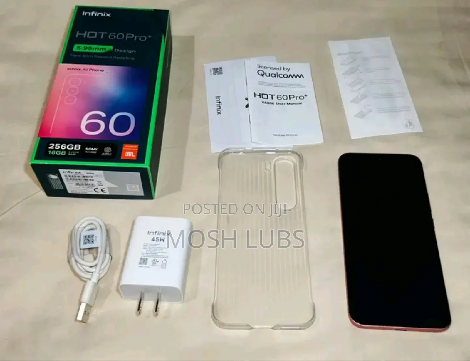 New Infinix Hot 60 Pro+ 128 GB Gray