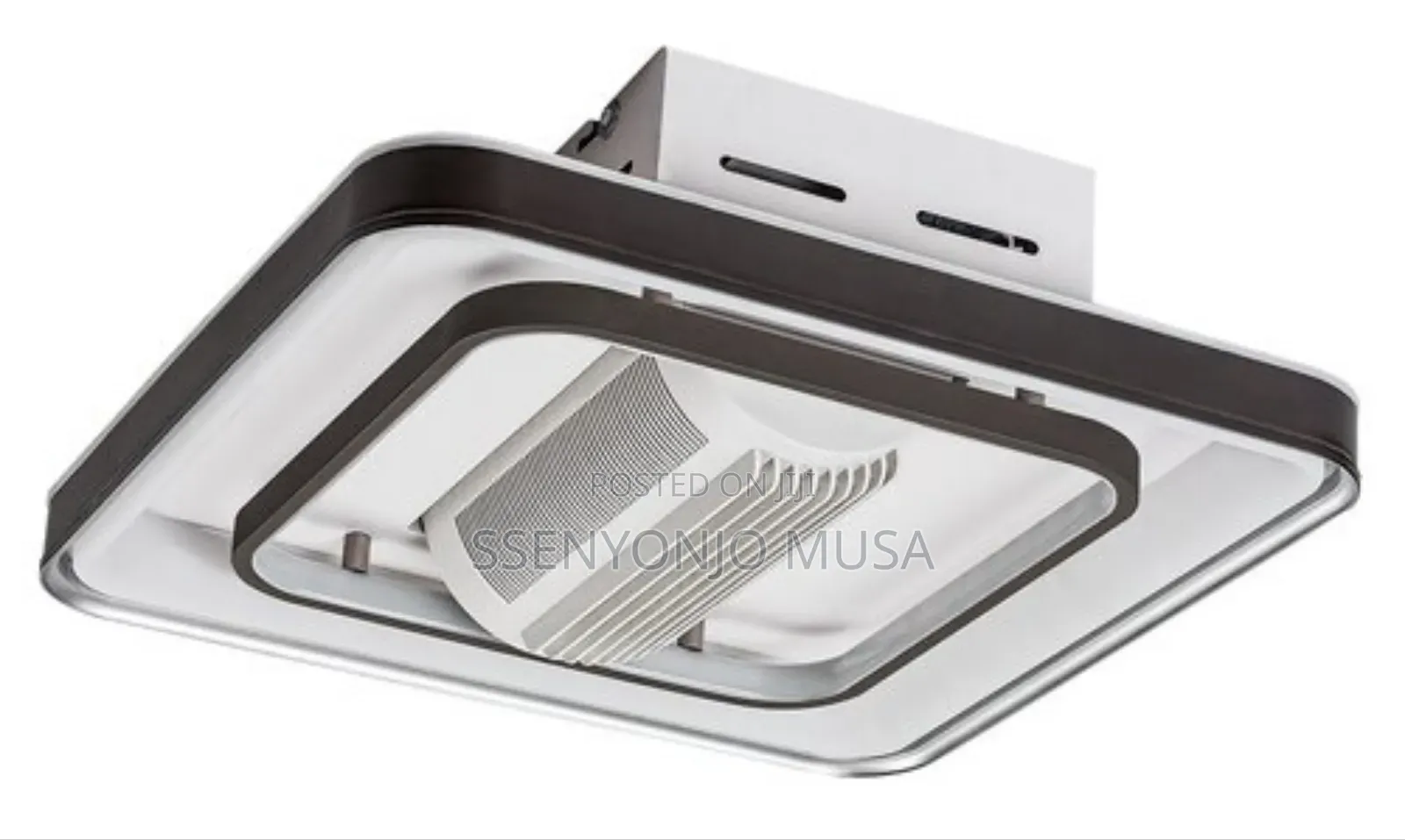 Modern Led Bladeless Ceiling Fan With Remote Control – Silent Ac Motor
