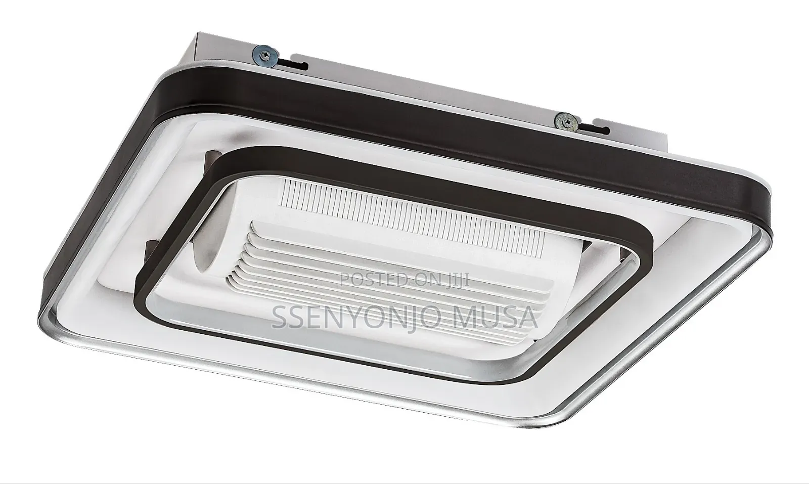 Modern Led Bladeless Ceiling Fan With Remote Control – Silent Ac Motor