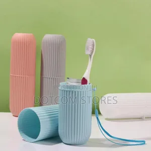 Portable Travel Toothbrush and Toothpaste Case.