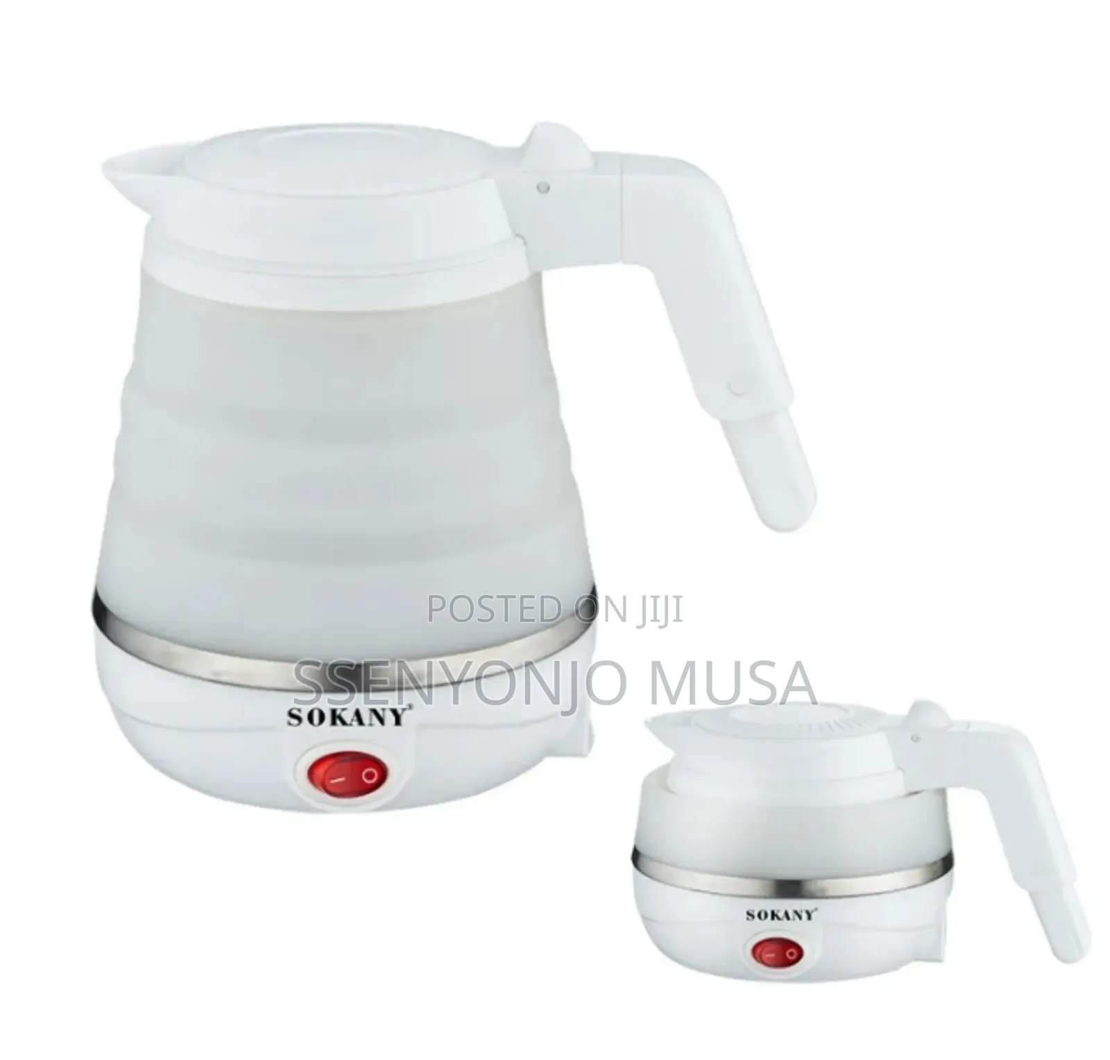 Portable Folding Traveling Kettle Electric - 0.7l Collapsible Silicone