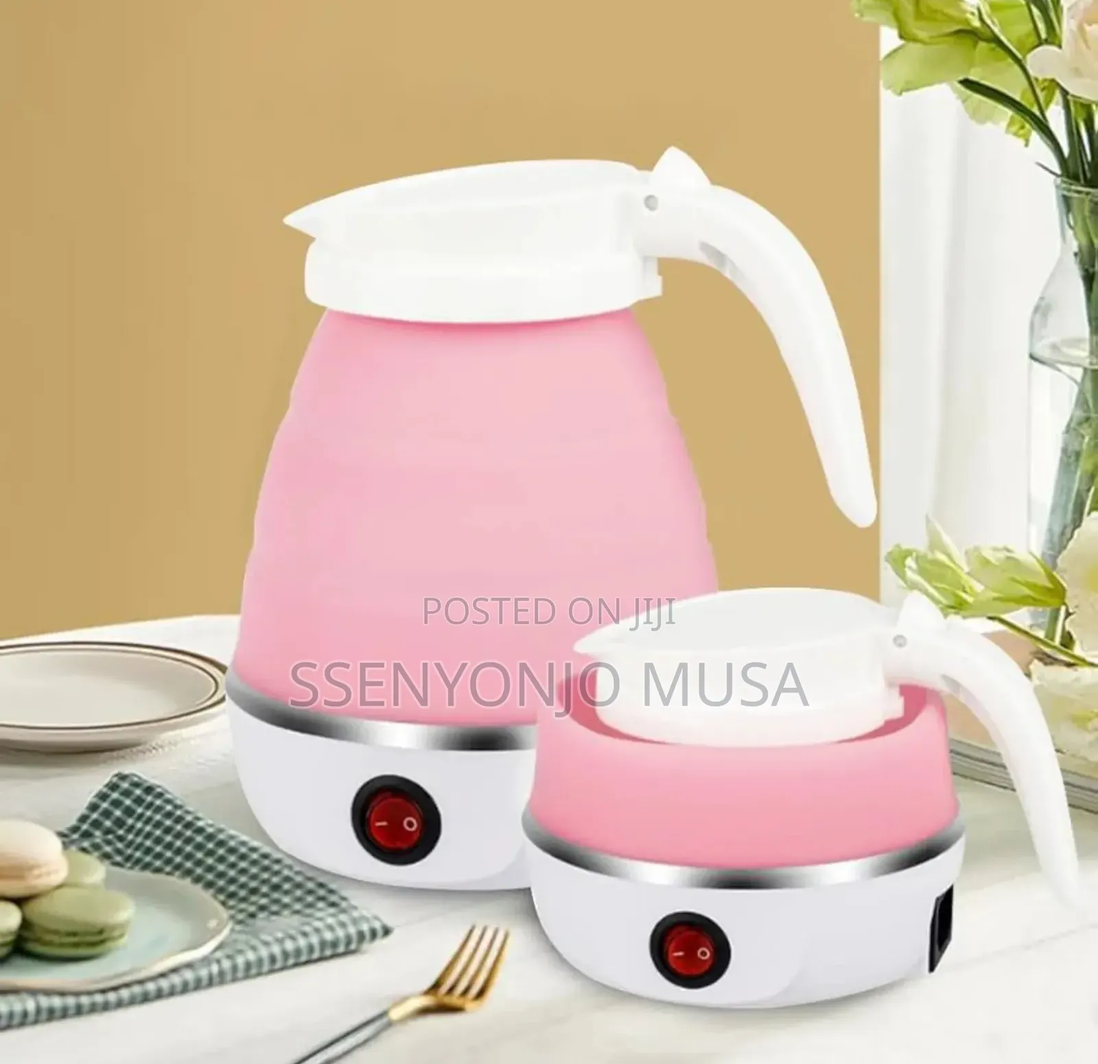 Portable Folding Traveling Kettle Electric - 0.7l Collapsible Silicone