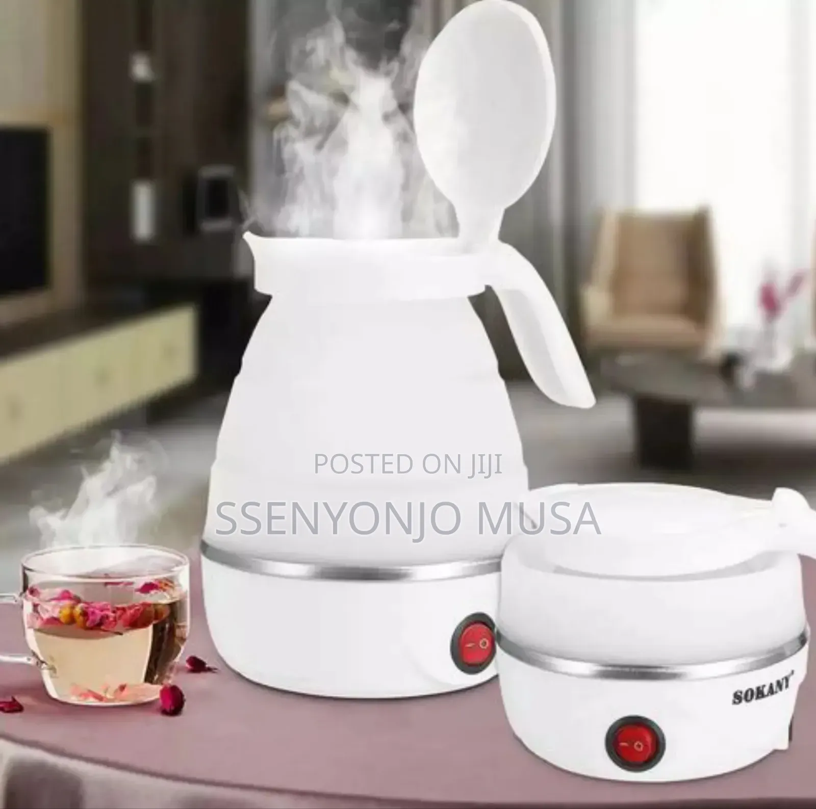 Portable Folding Traveling Kettle Electric - 0.7l Collapsible Silicone