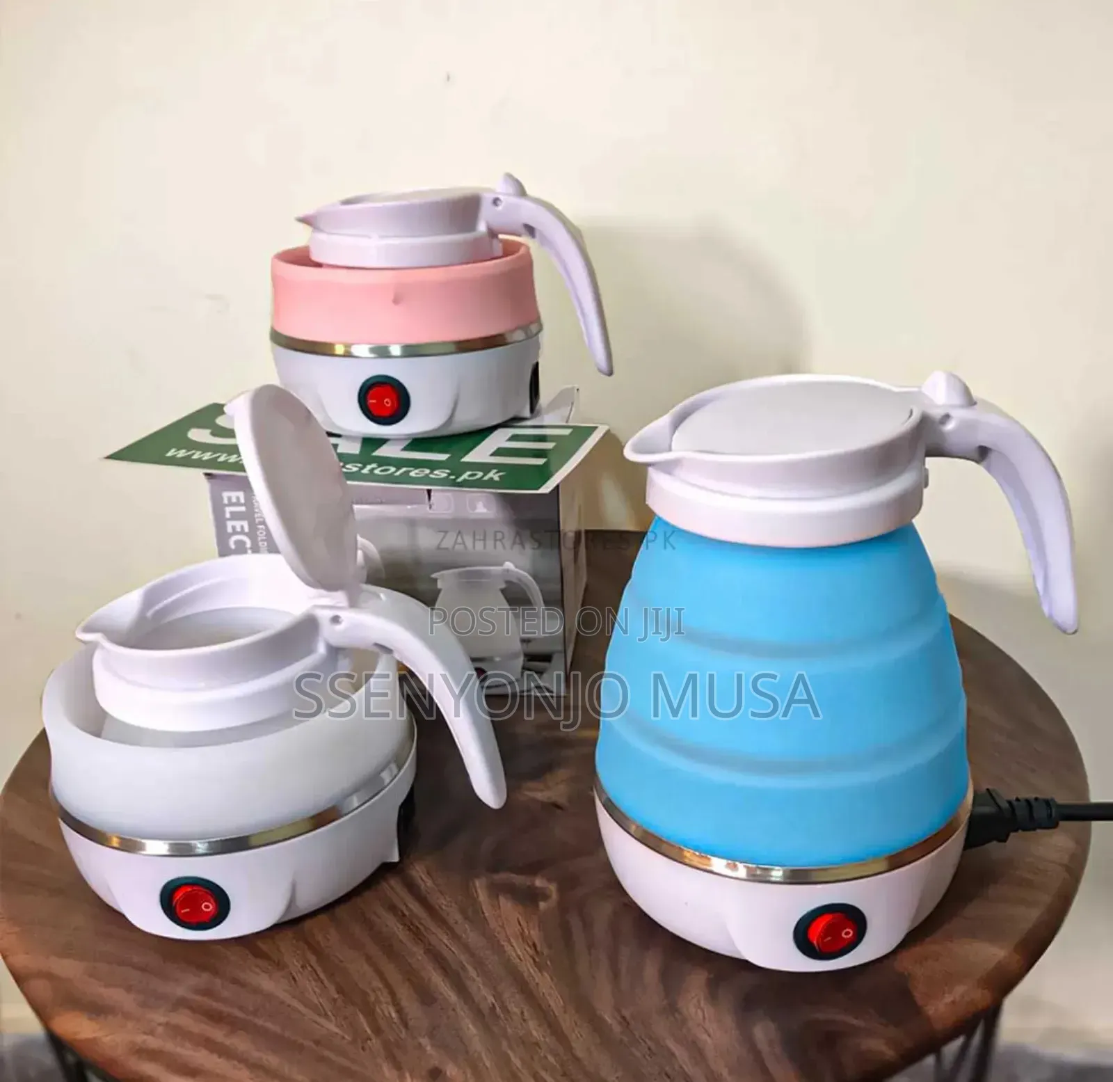 Portable Folding Traveling Kettle Electric - 0.7l Collapsible Silicone