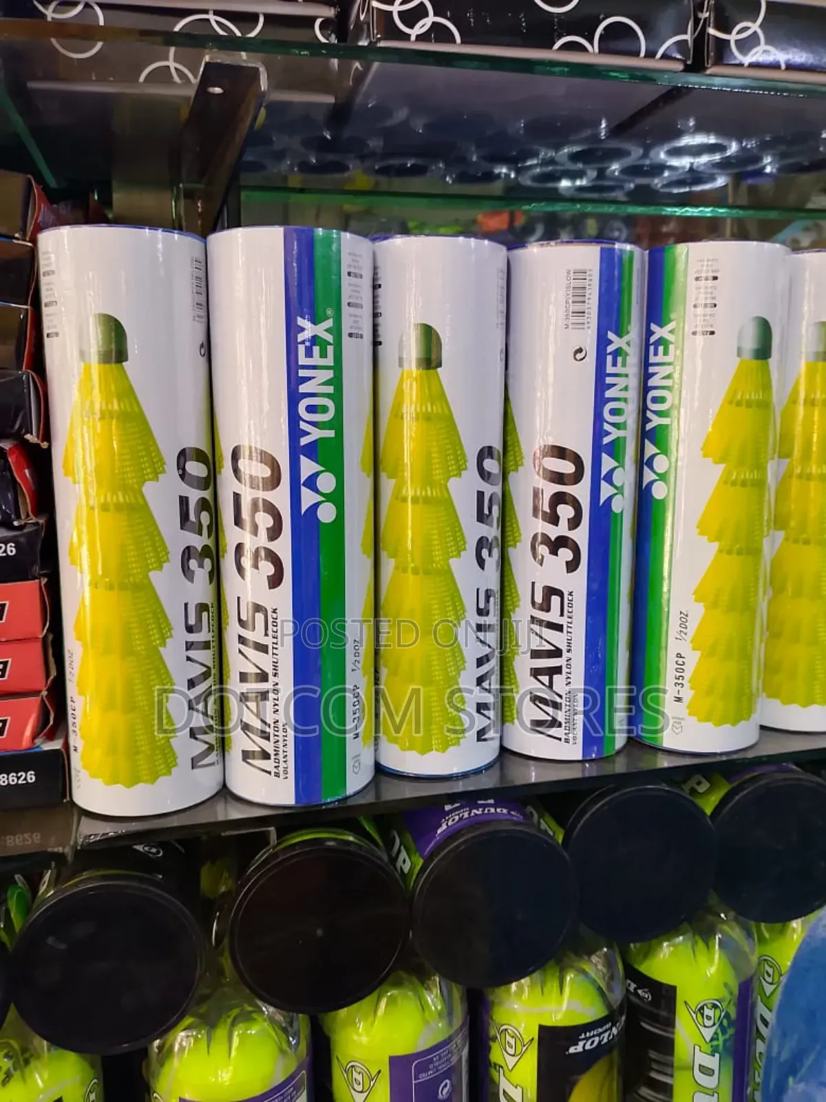 6pcs Yonex Mavis 350 Nylon Badminton Shuttlecocks.