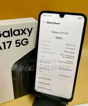 New Samsung Galaxy A17 5G 256 GB Gray