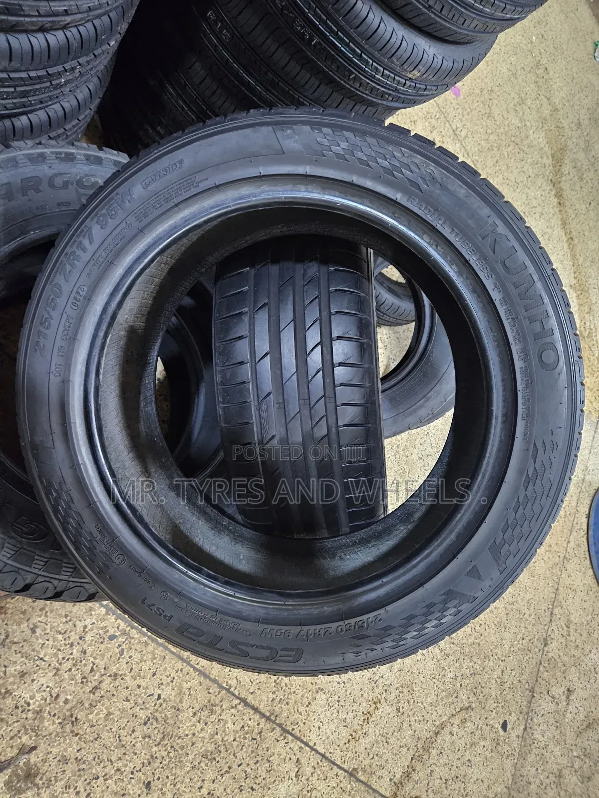 215 50 R17 Brand New Kumho From Japan Only 2 Pieces Available.