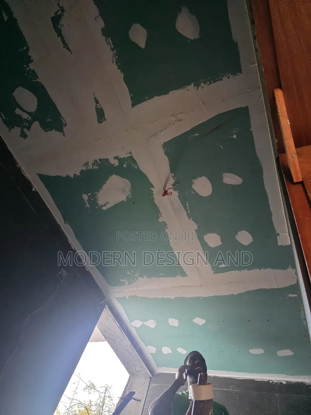 Gypsum Ceiling Master Bathroom
