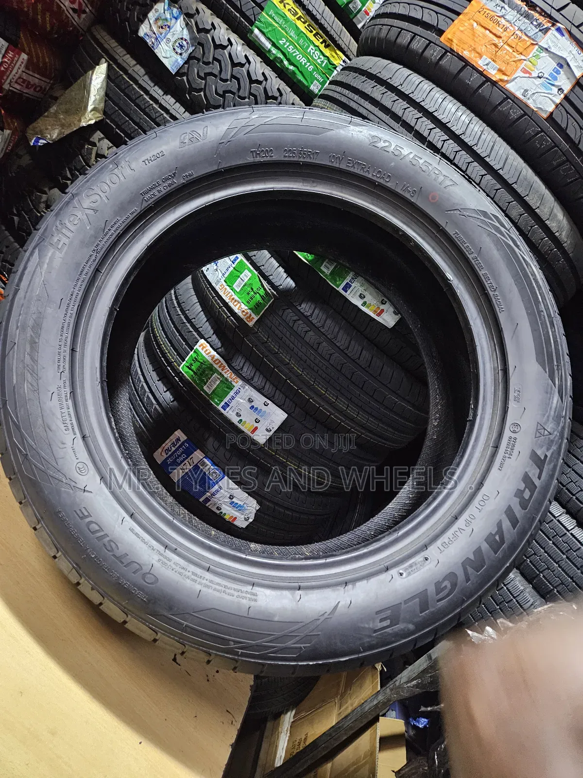 225 55 R17 Triangle Type Used Only 2days and Its a Set of 4 Tires