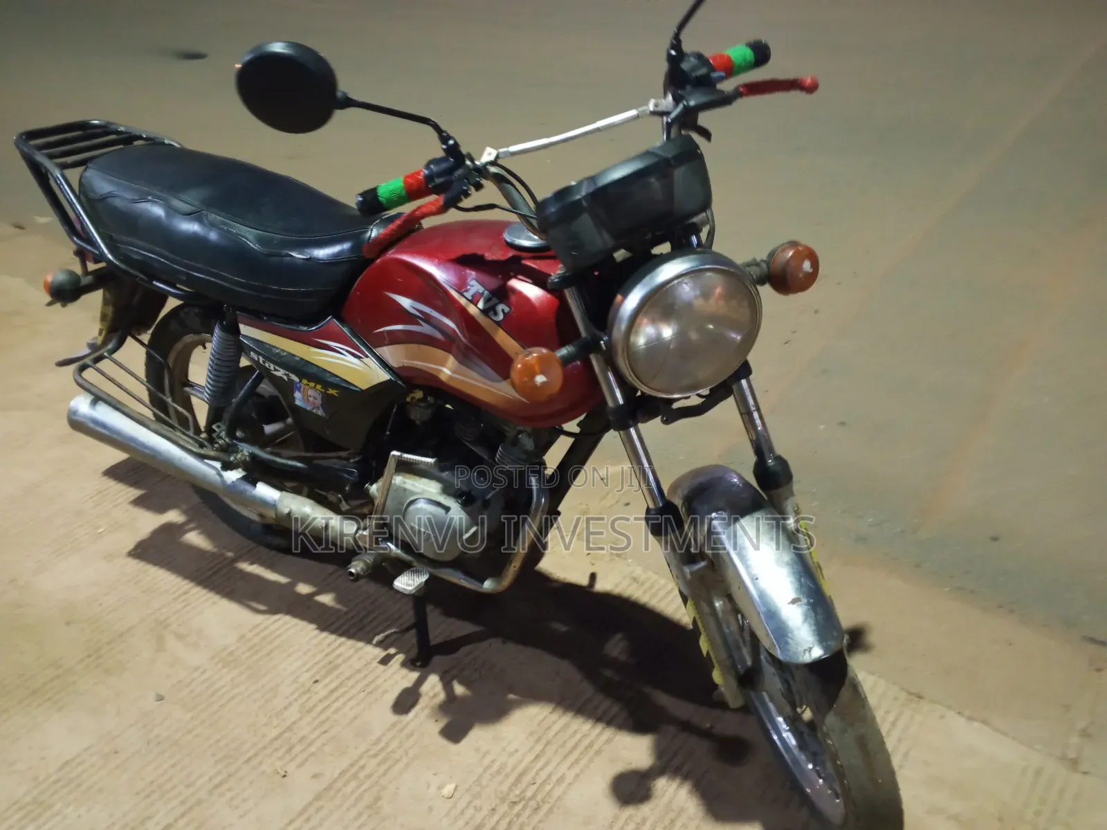 TVS XL 100 2017 Red