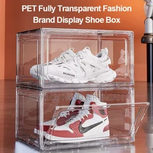 2 Piece Transparent Shoe Display