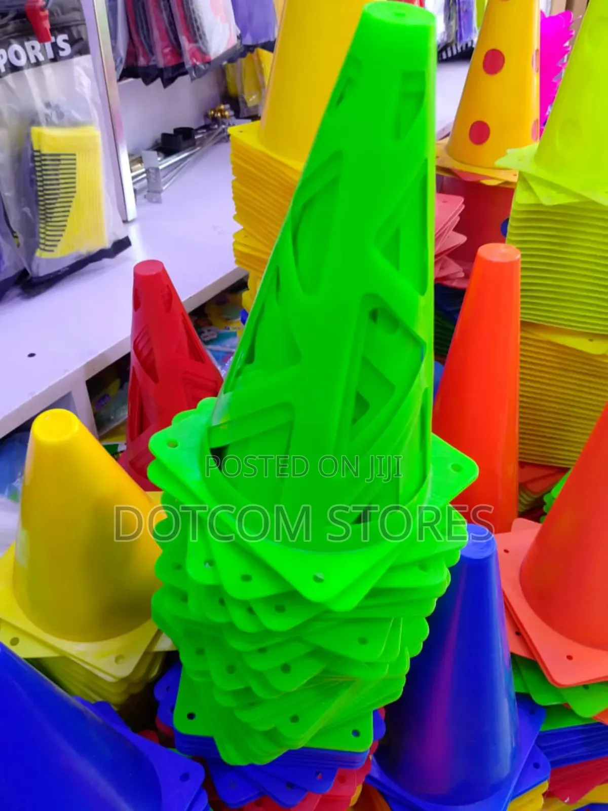 10pcs of Multi-Colored Soccer Training Cones,