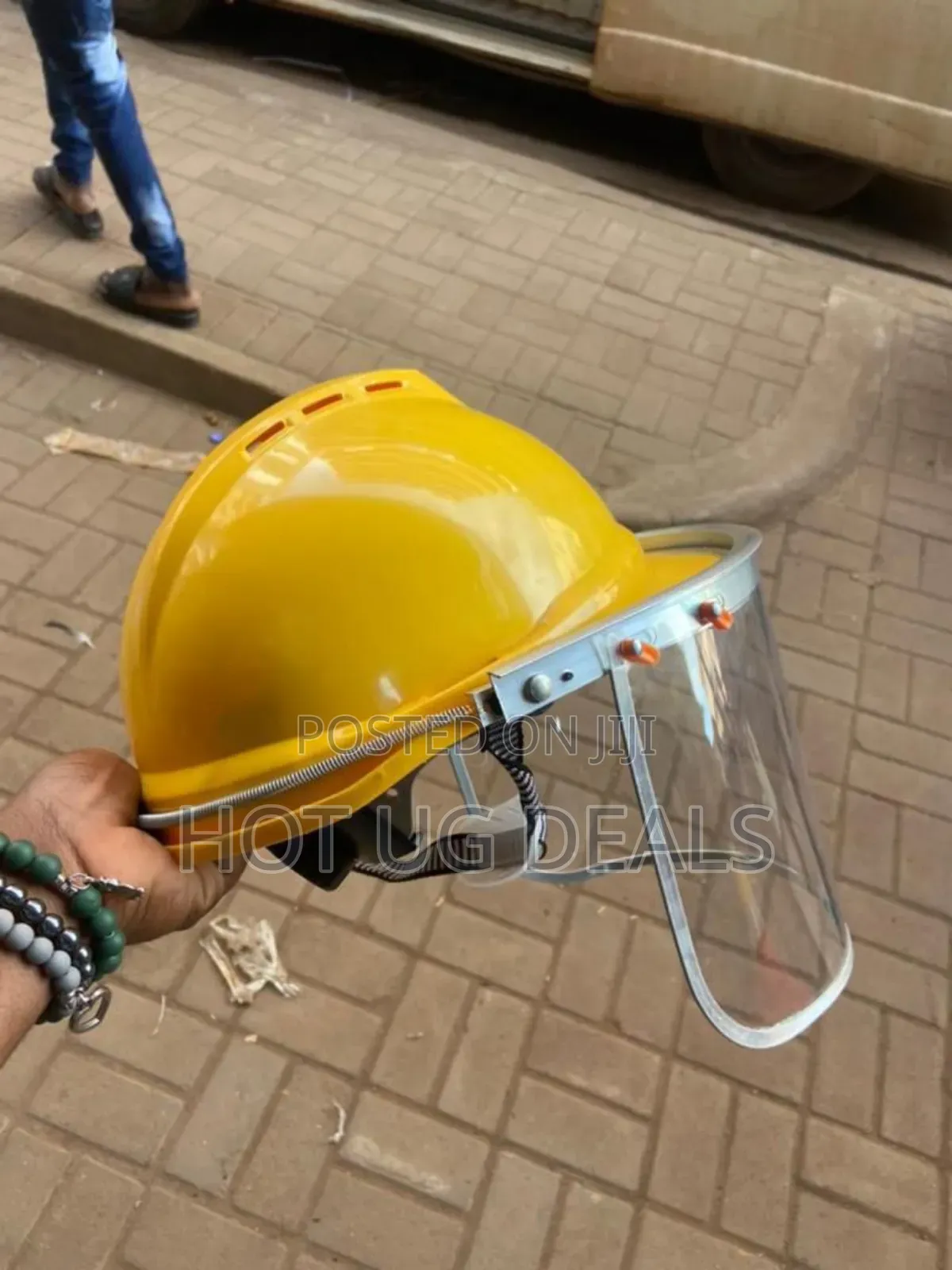 Safety Helmet Face Shield Transparent Pvc – Industrial Protection
