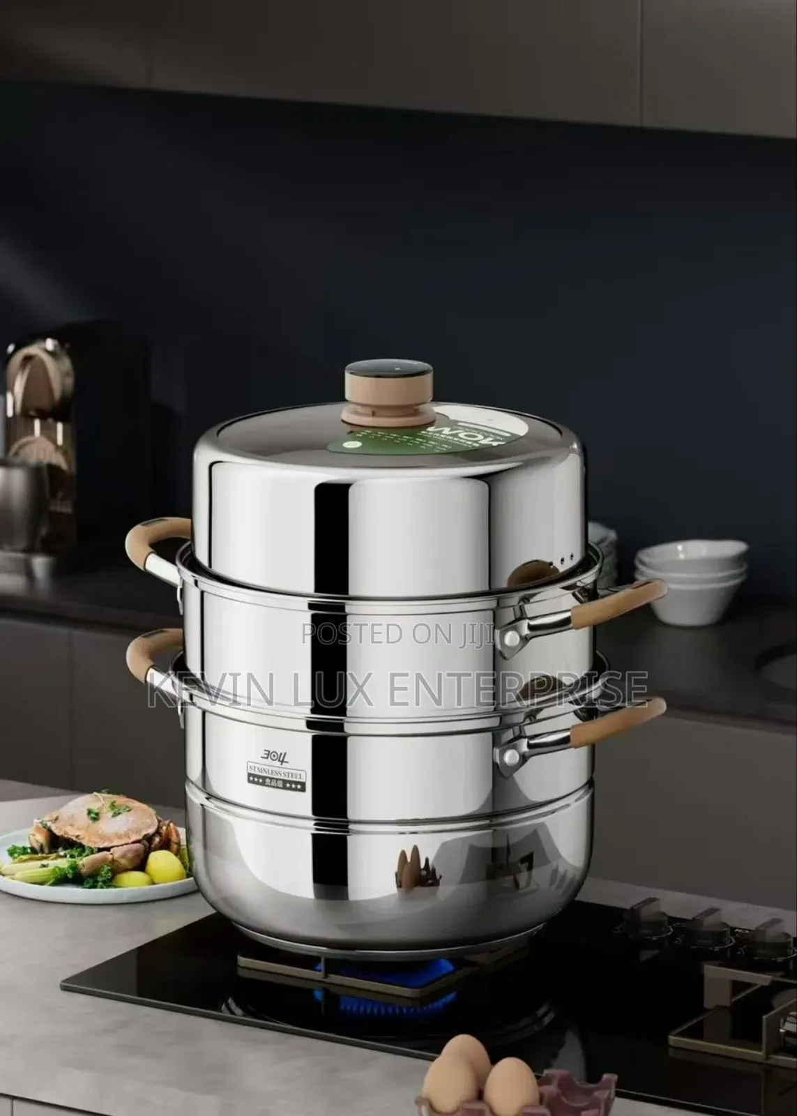 Food Steamer 30cm With Digital Timer