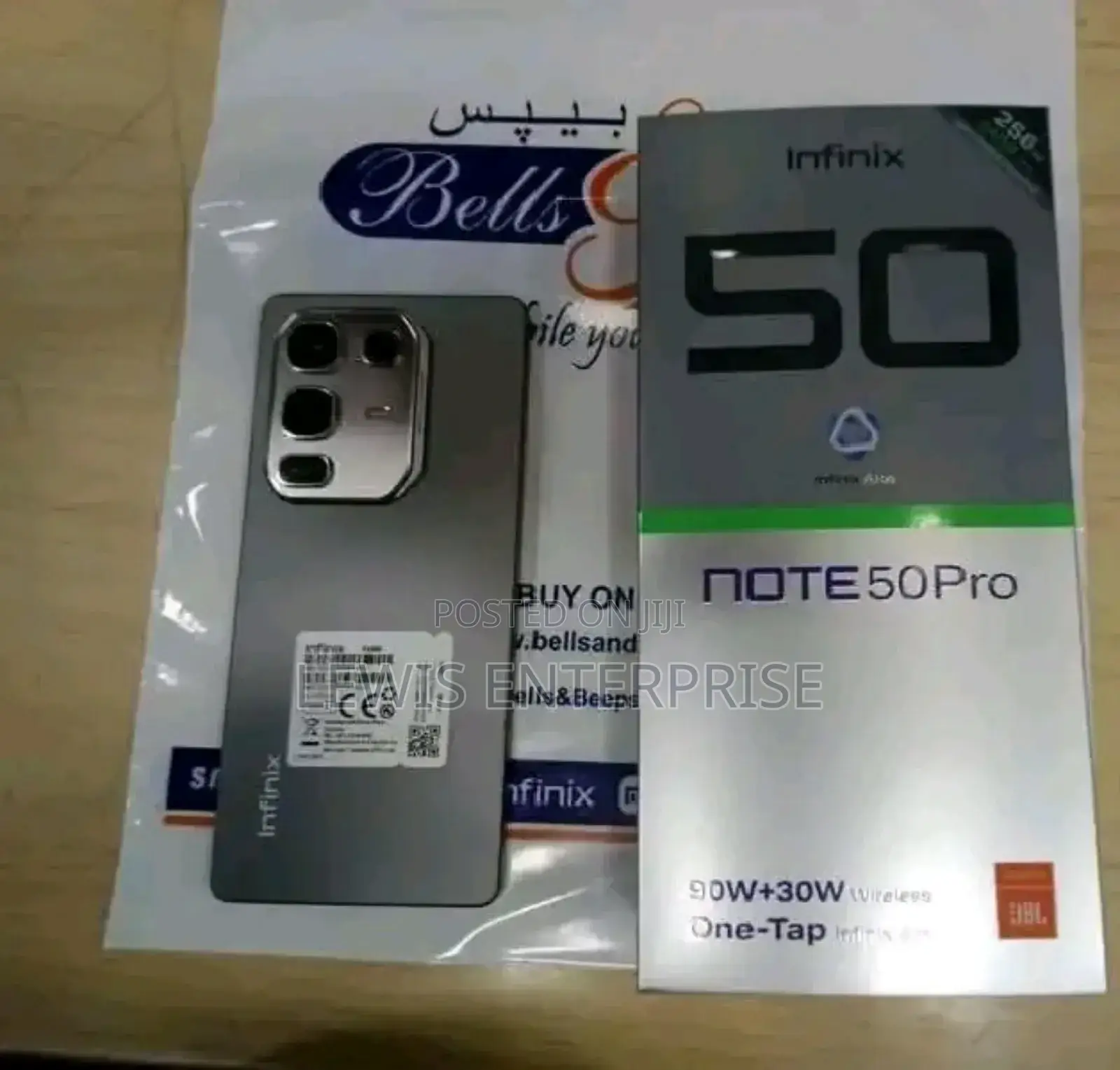 New Infinix Note 50 Pro 256 GB Gray