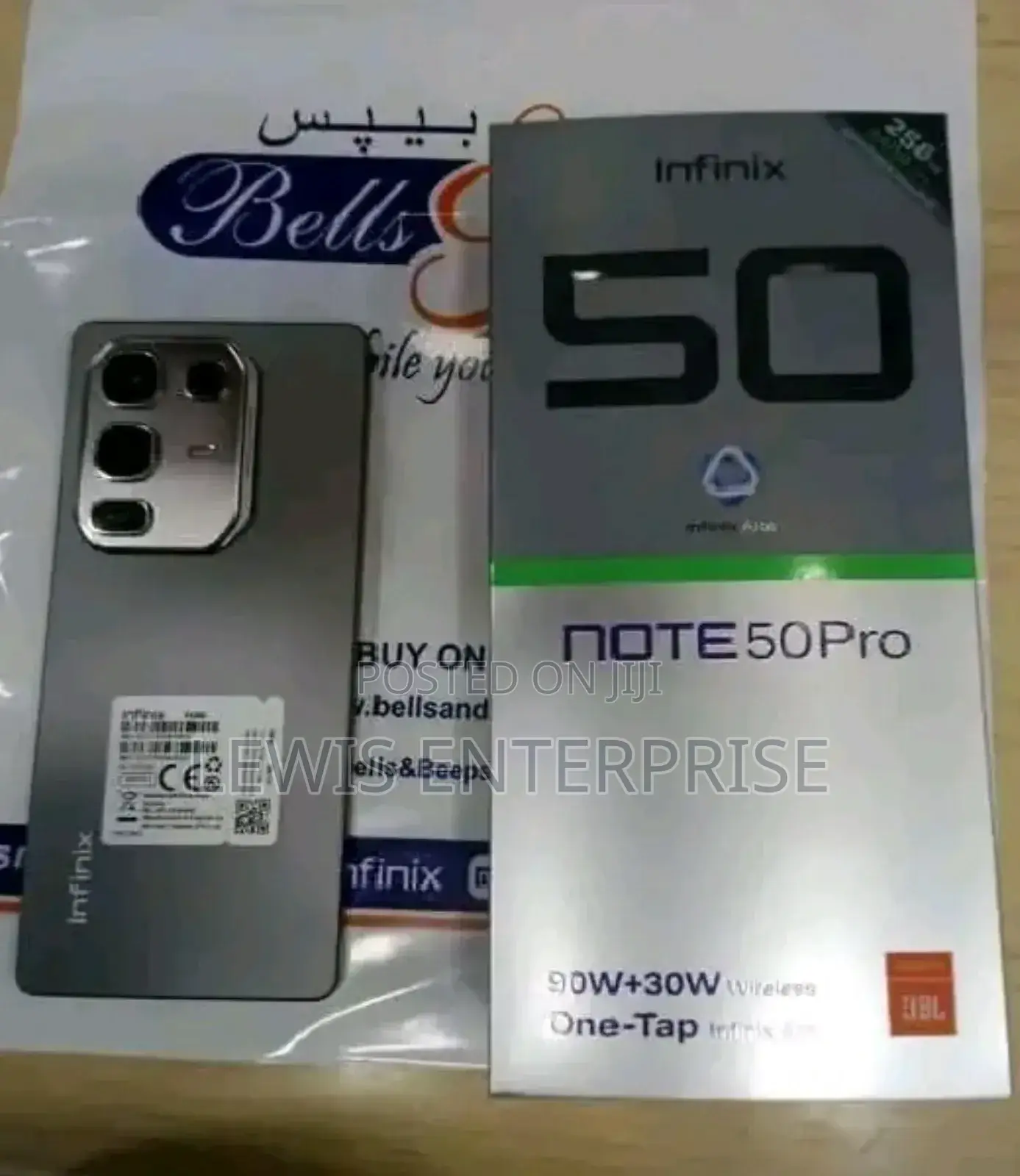 New Infinix Note 50 Pro 256 GB Gray