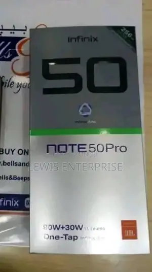 New Infinix Note 50 Pro 256 GB Gray