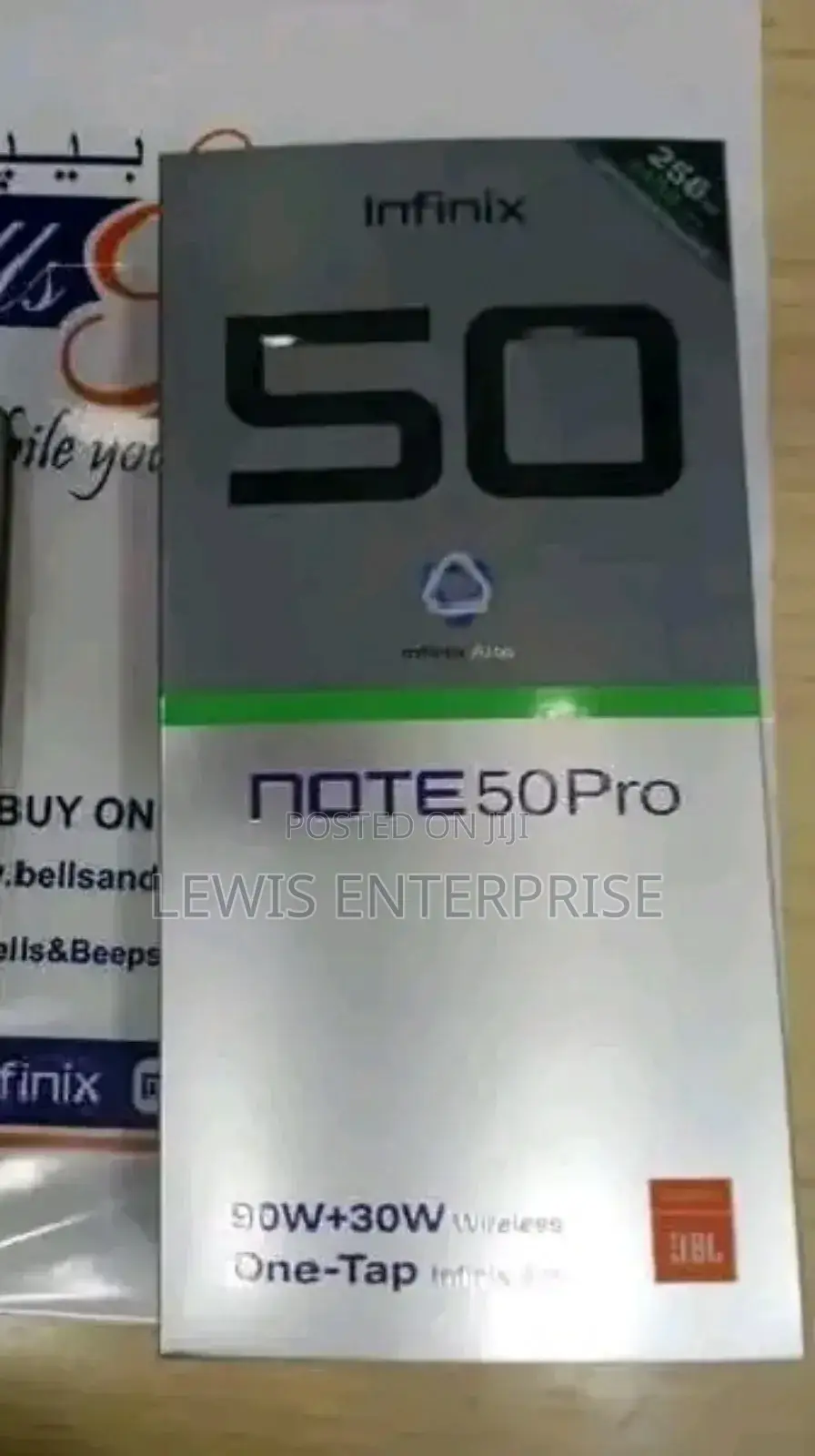 New Infinix Note 50 Pro 256 GB Gray