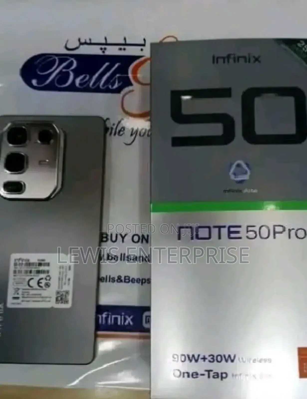 New Infinix Note 50 Pro 256 GB Black