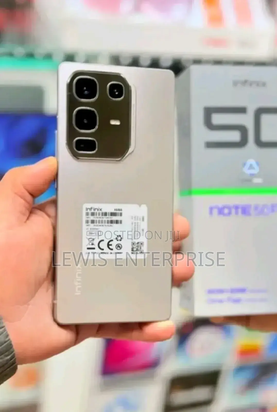 New Infinix Note 50 Pro 256 GB Gray