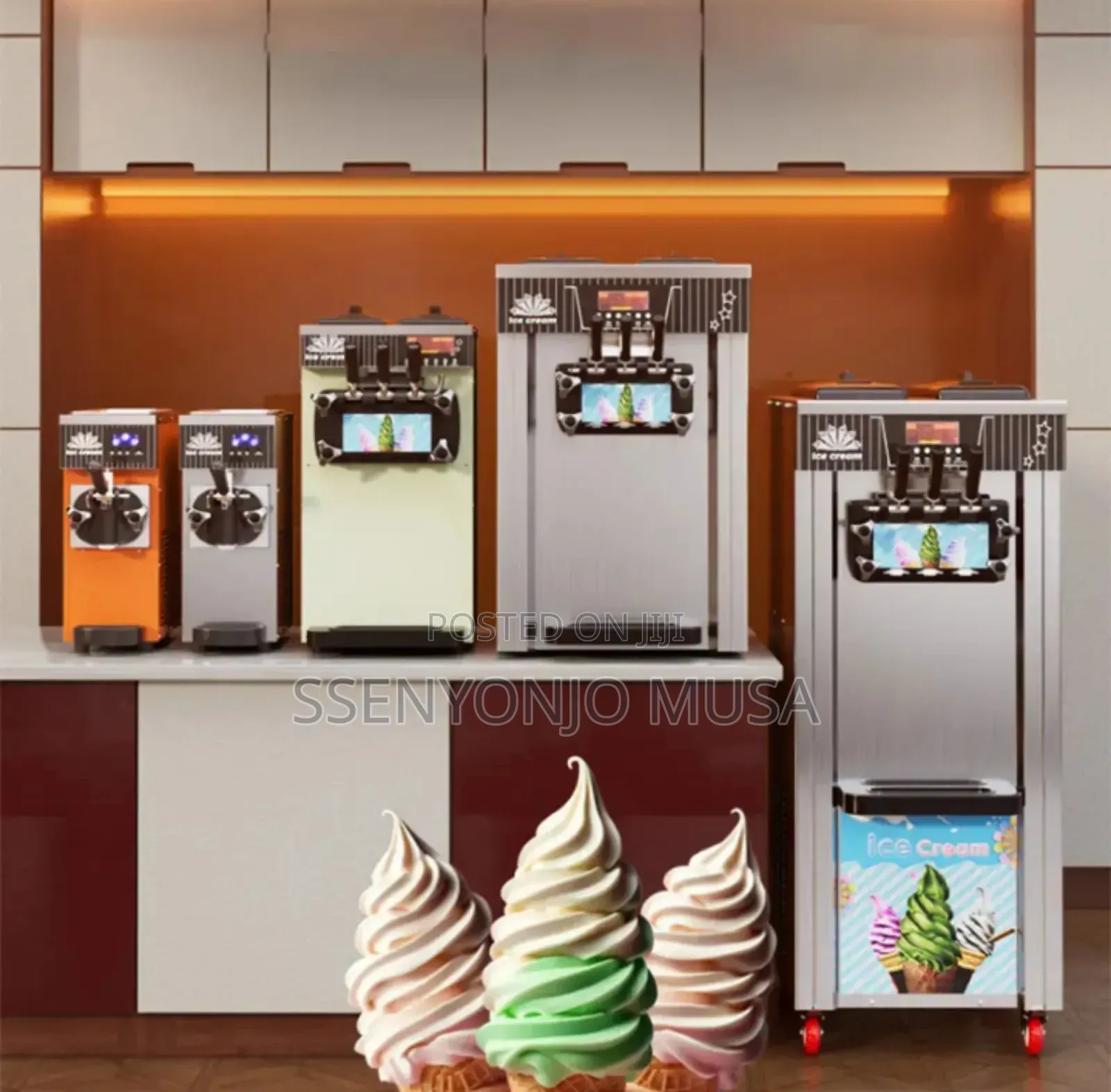 Winning Star Commercial Soft Ice Cream Maker St-9703 1850w Stainless