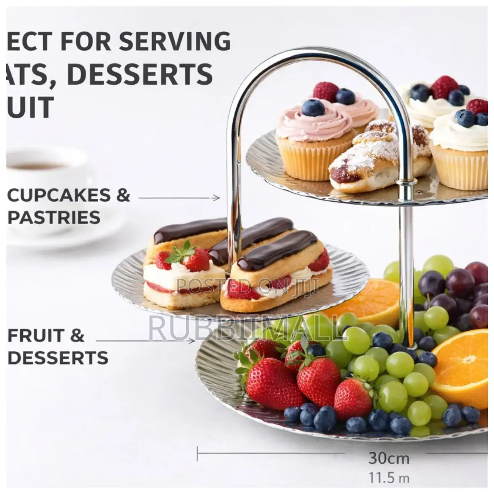 Pure Silver - Pastry N Dessert Stand