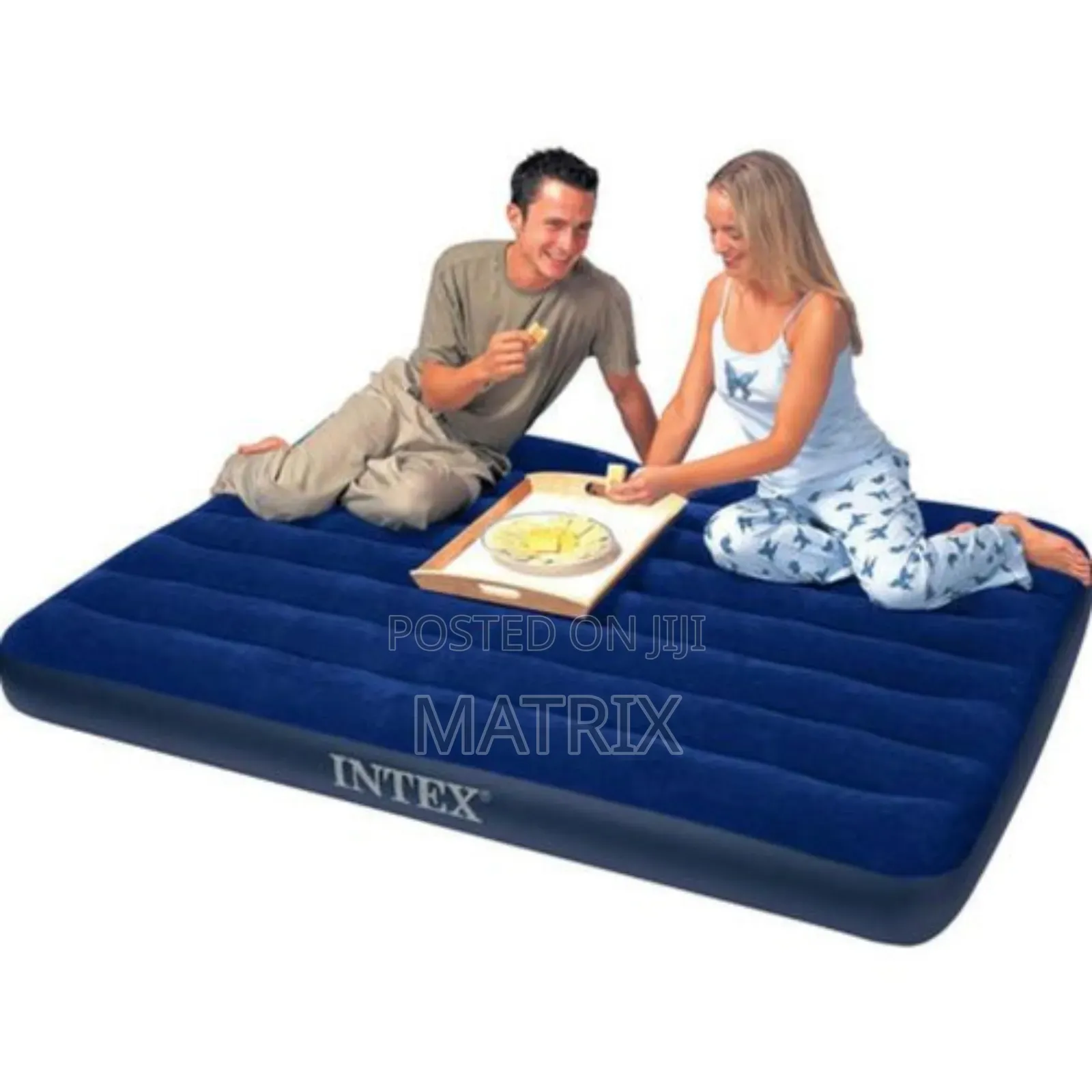 Intex 6x6 Inflatable Air Mattress With Pillows and Pump
(6x6)