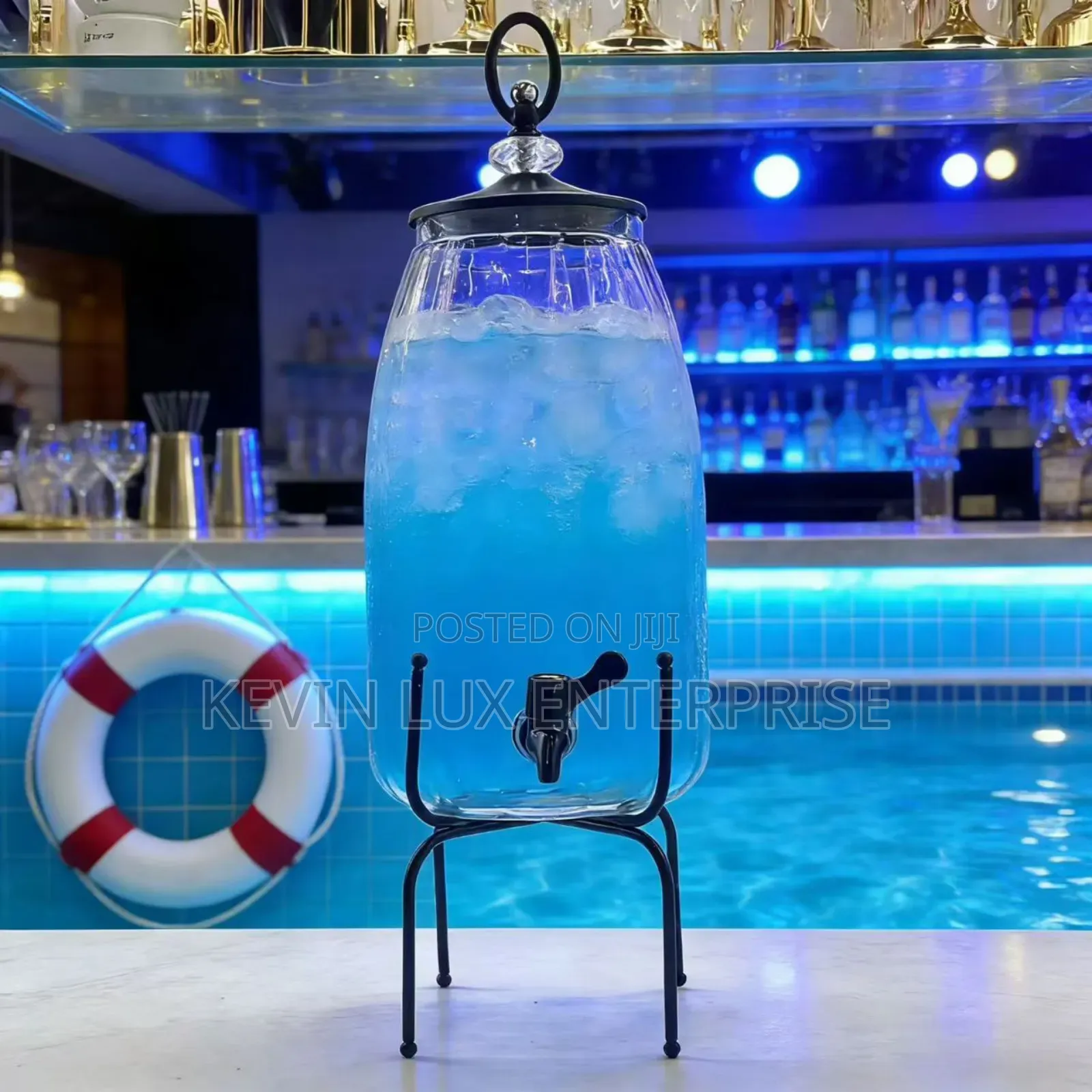 Glass Water Dispenser With Stand
