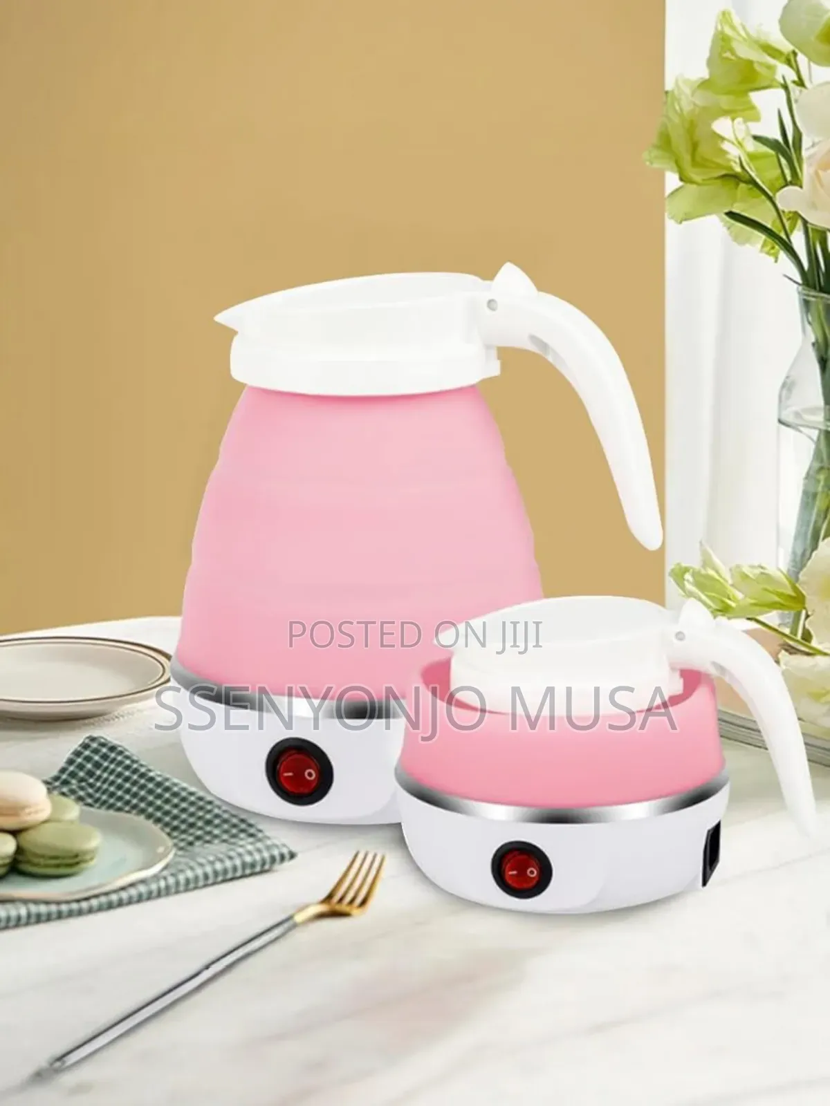 Sokany Folding Travel Electric Kettle | 0.7l Collapsible Silicone-