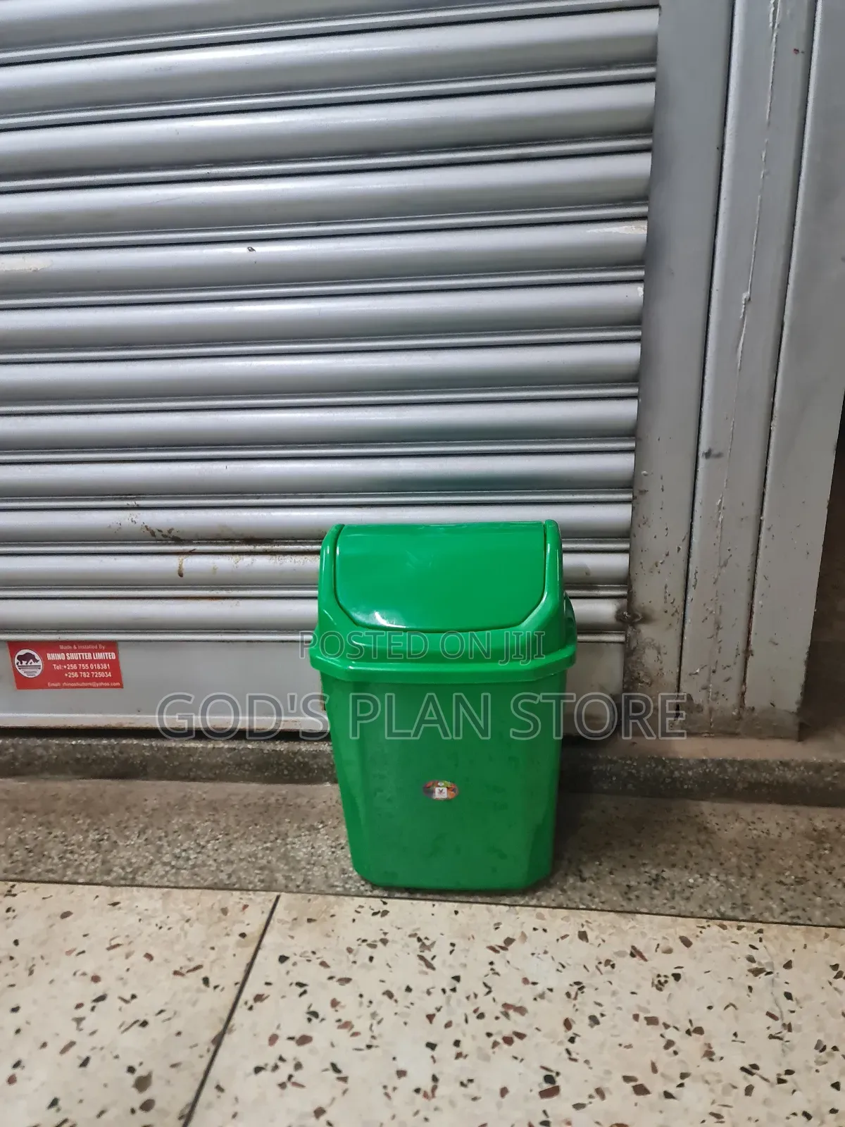 10litres Green Plastic Dust Bin Plastic Dust Bin