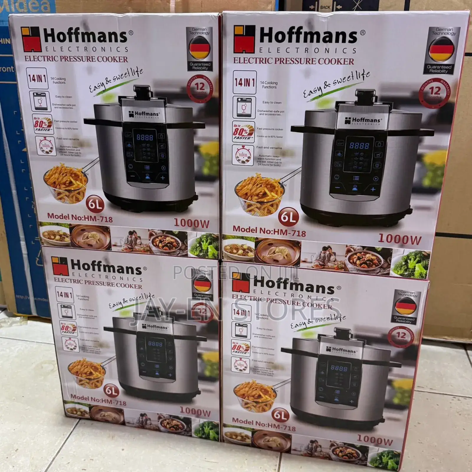 Hoffman 3in1 6 Litre Pressure Cooker