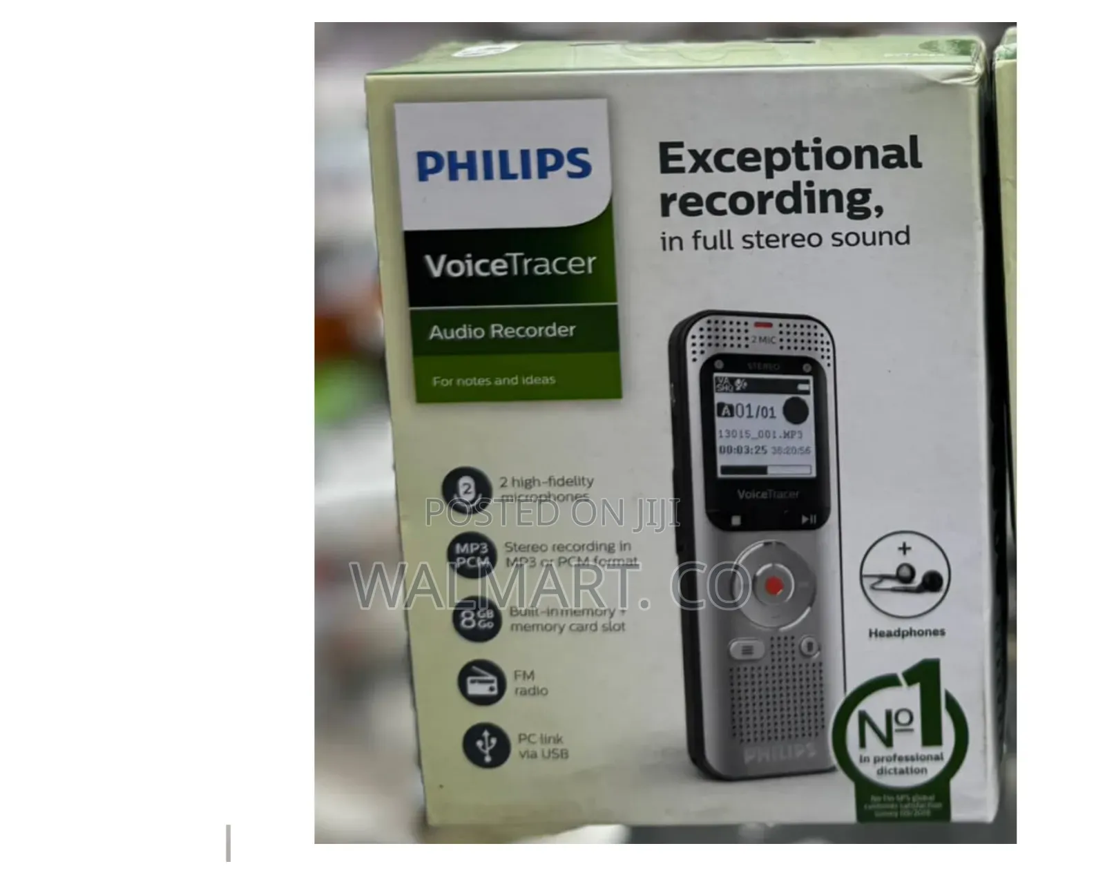 Phillips Dvt2050 Voice Tracer Audio Recorder