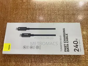 1 Meter Braided Baseus Tungsten Gold Fast Charging Data Cable