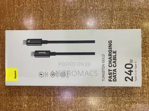 1 Meter Braided Baseus Tungsten Gold Fast Charging Data Cable