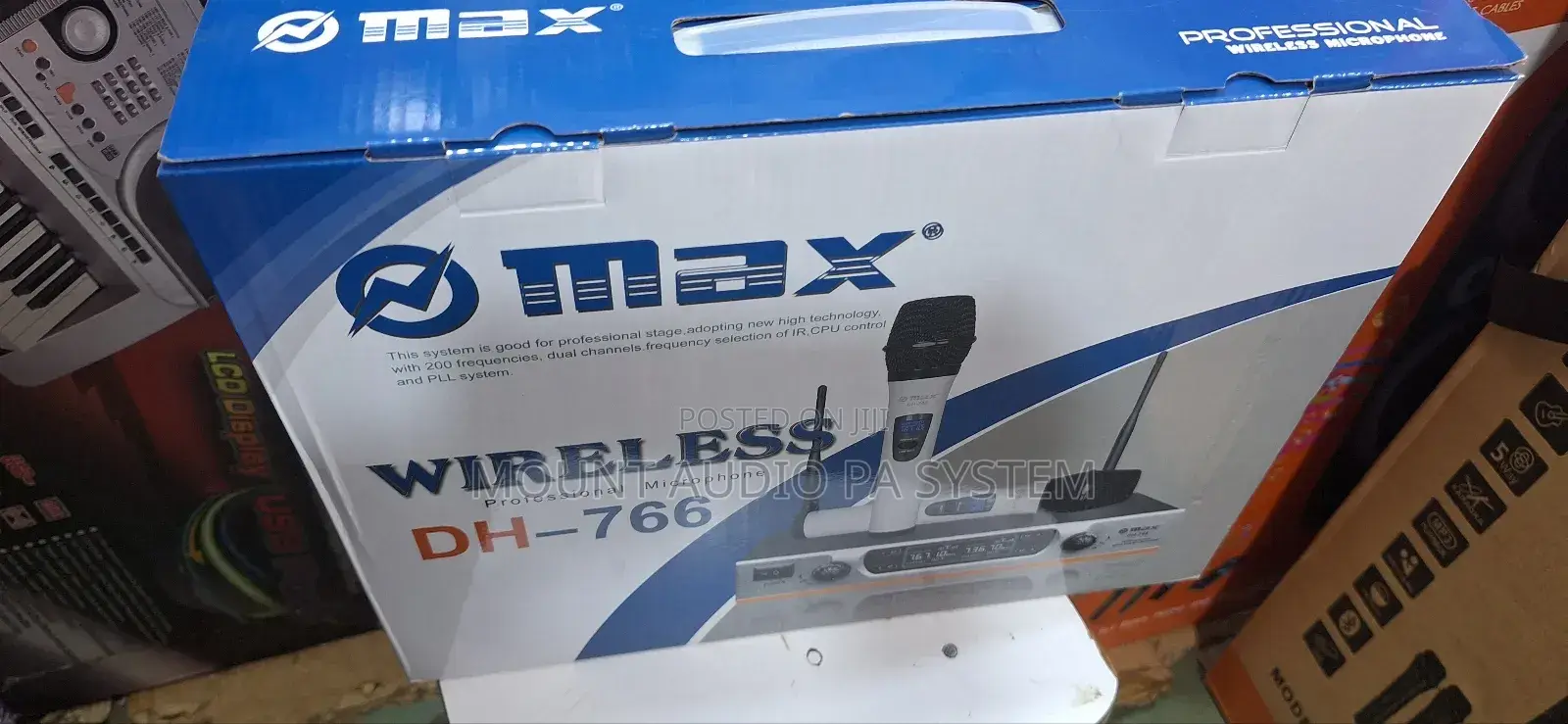 Max Dh-766 Wireless Microphone