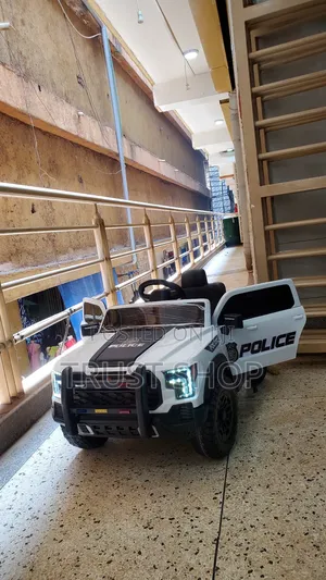 White Police Car