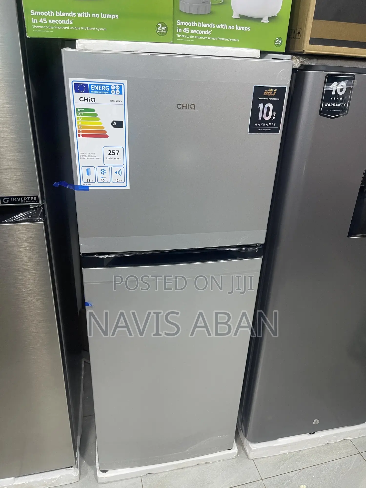 Chiq 180 Litres Fridge Double Door