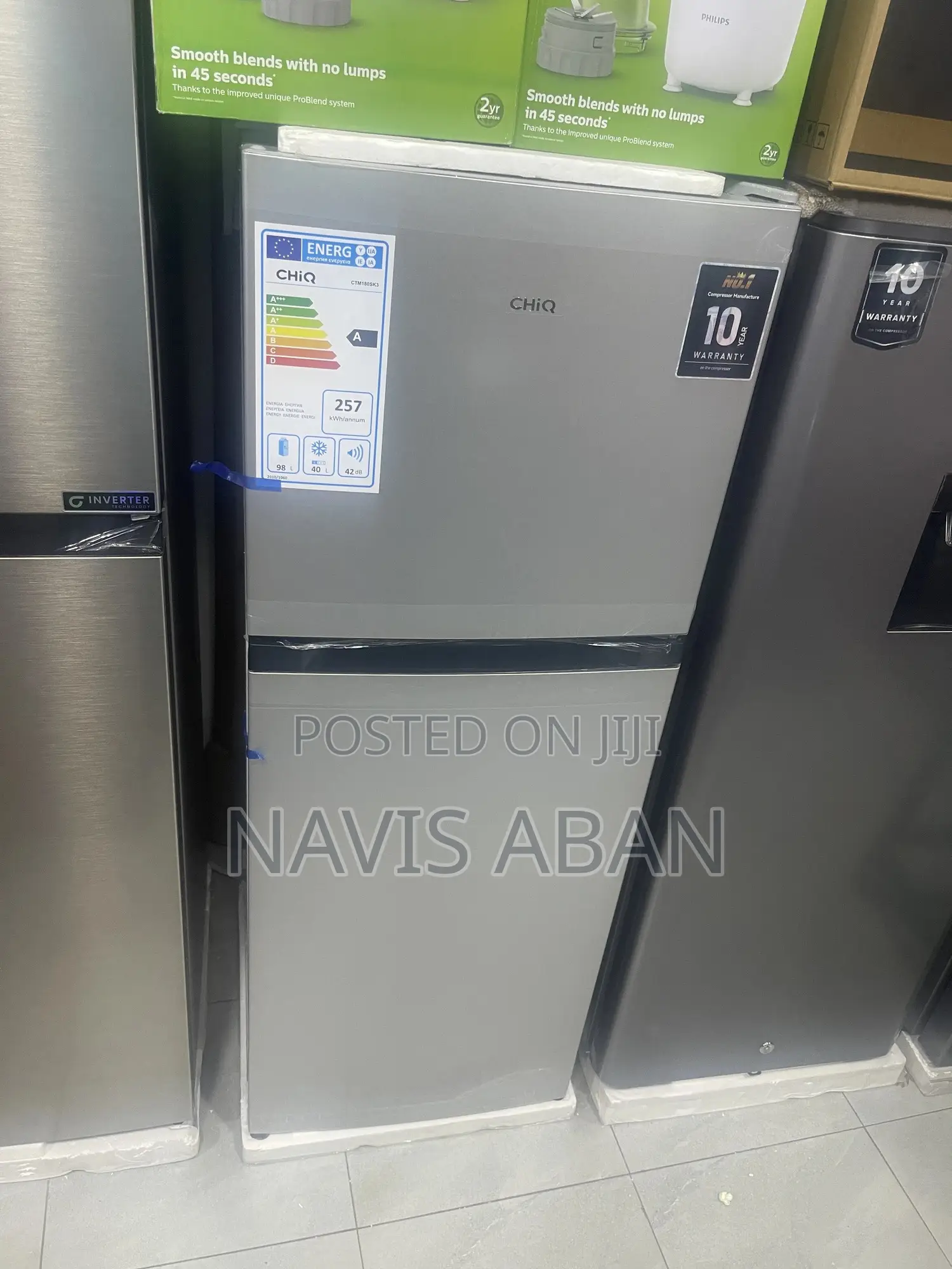 Chiq 180 Litres Fridge Double Door