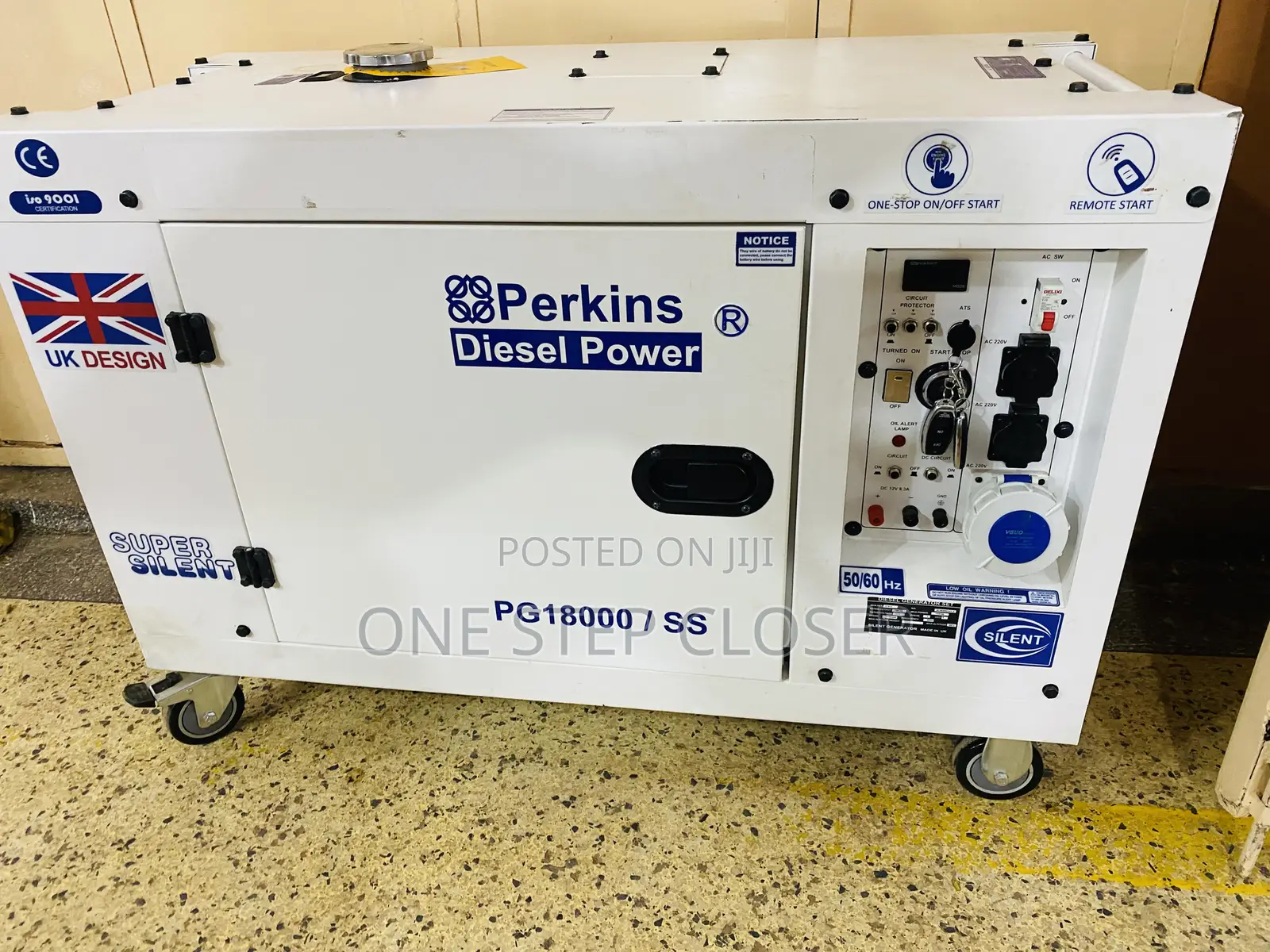 12kva Perkins Silent Generator for Both Push and Button to Start