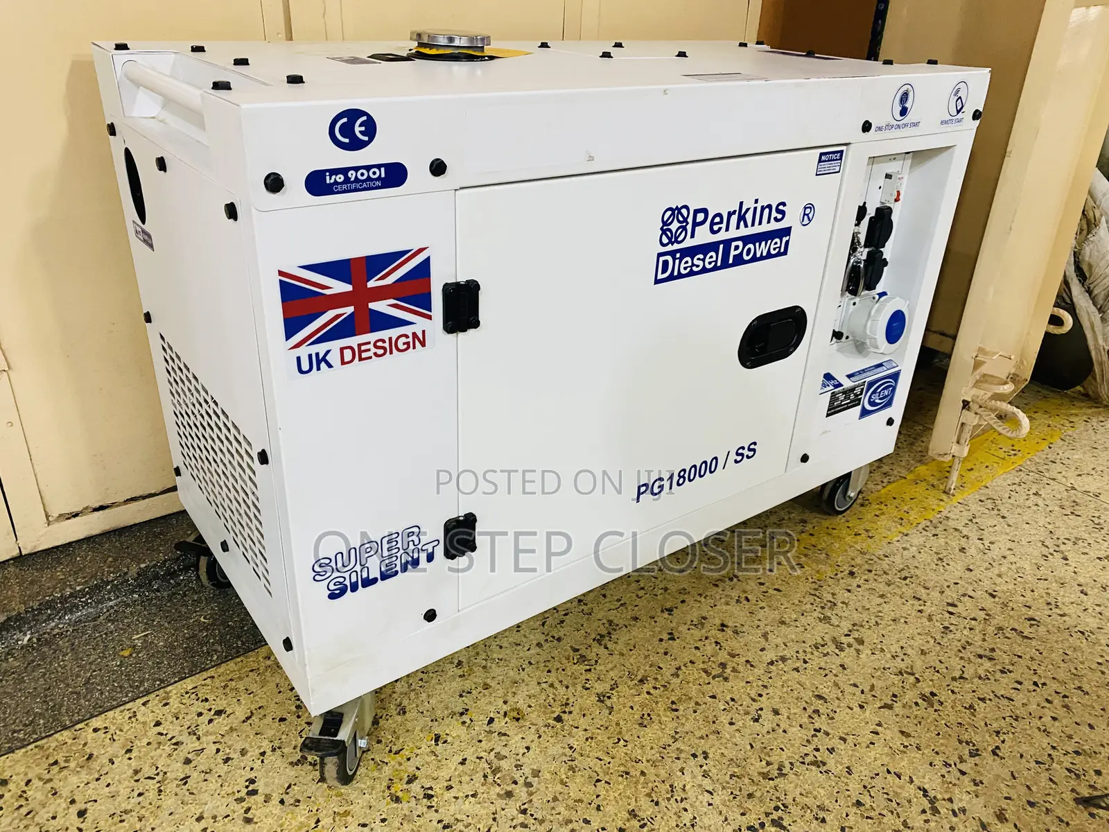 12kva Perkins Silent Generator for Both Push and Button to Start