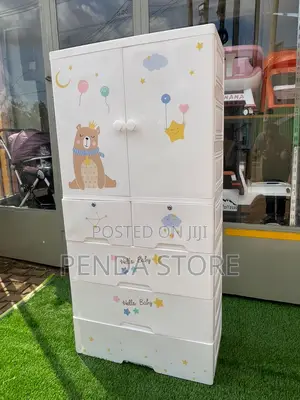 Kids Baby Wardrobes – Stylish Multi-Compartment Storage Wardrobe