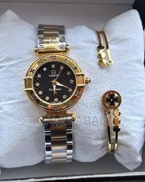 Omega Genuine Lady’S Watch With Bracelete