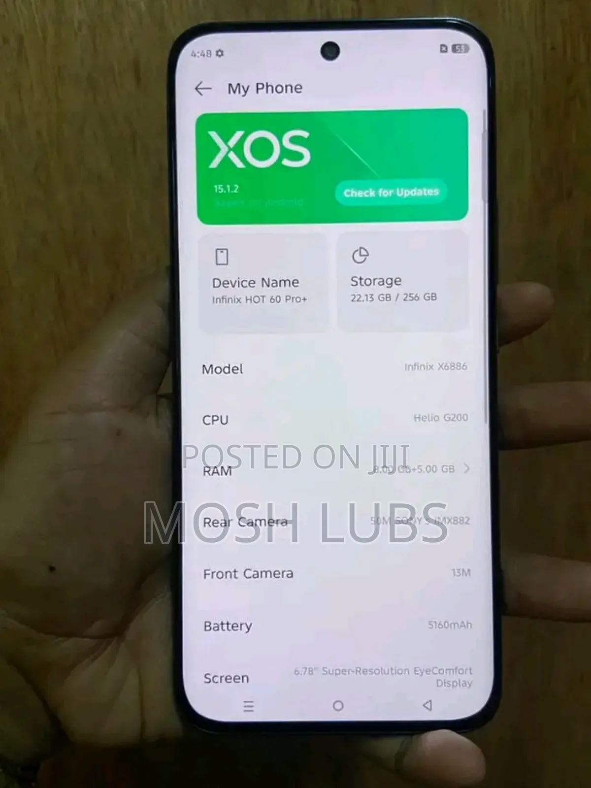 New Infinix Hot 60 Pro+ 128 GB Black