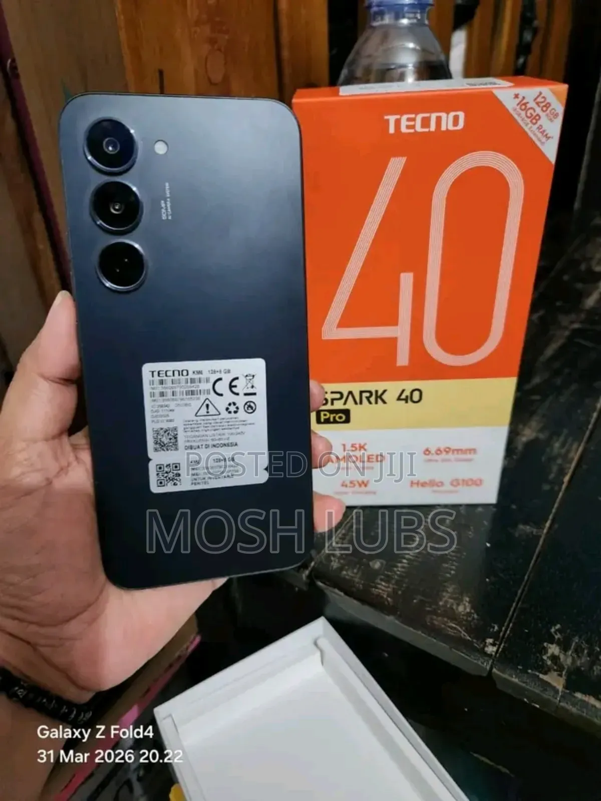 New Tecno Spark 40 Pro 256 GB Black