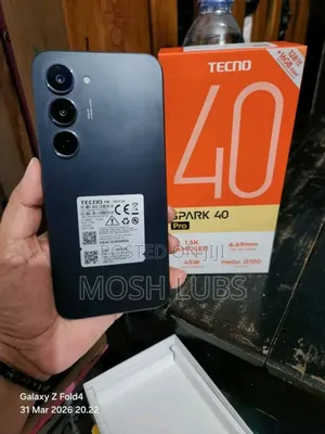 New Tecno Spark 40 Pro 256 GB Black
