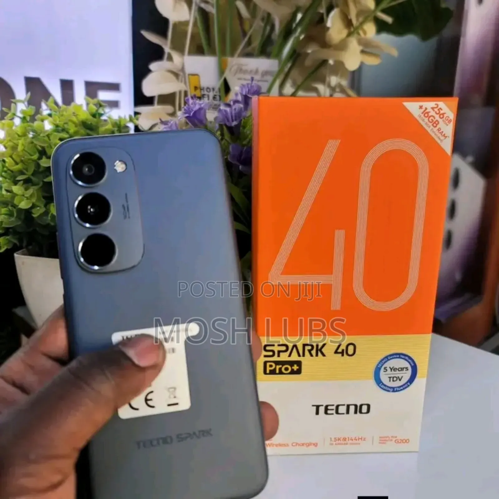 New Tecno Spark 40 Pro+ 256 GB Black