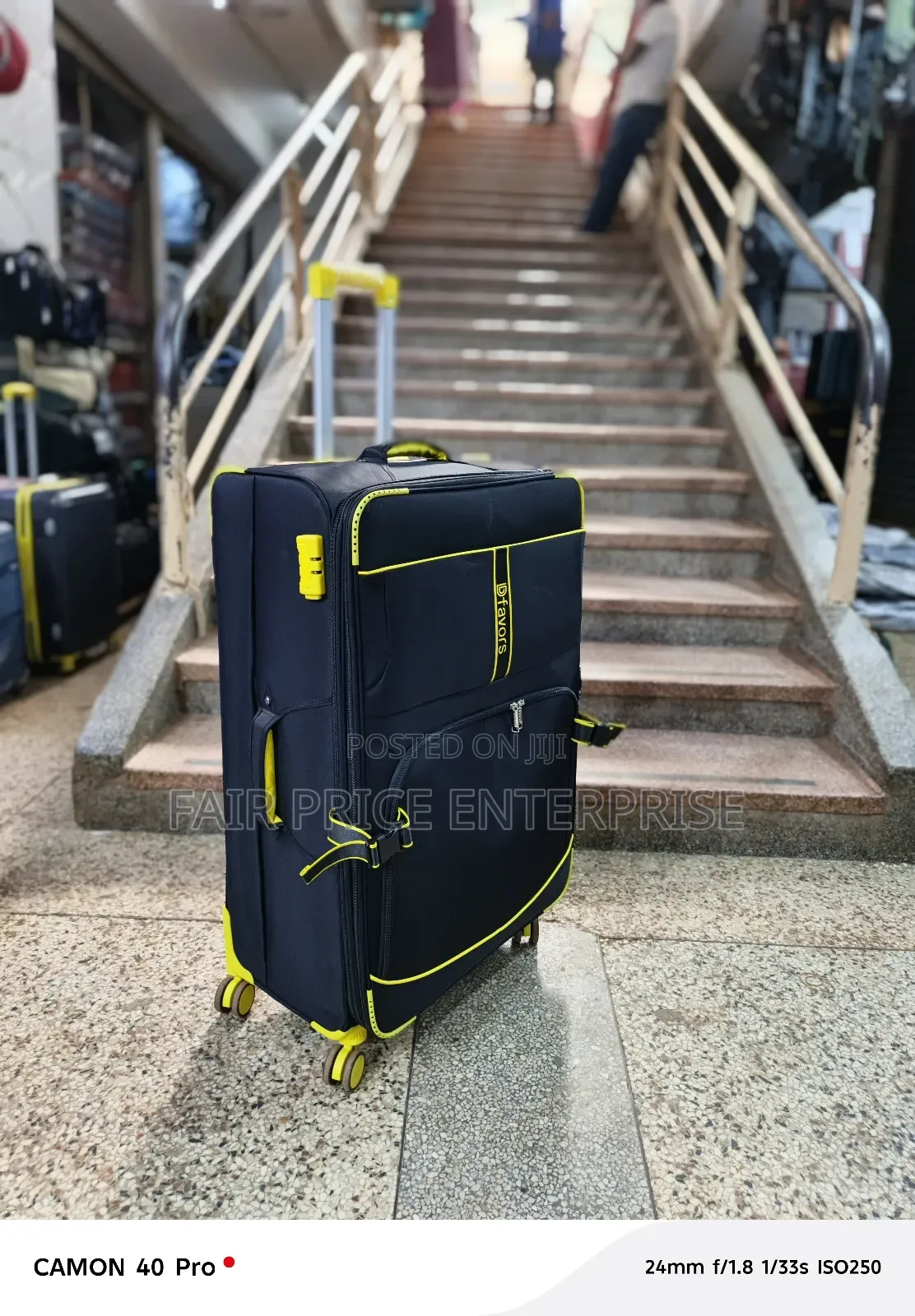 Coeur Cloth Suitcases. Small Size